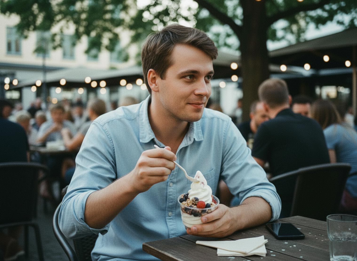 Frozen yoghurt